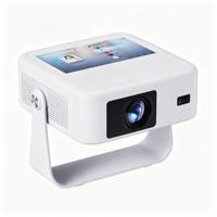 Projecteur portable Android 14, projecteur 4K, mini projecteur Full HD, décodage 1080P, mini projecteur vidéo A53, écran tactile