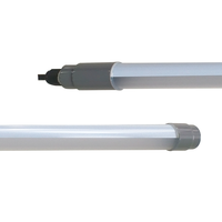 Éclairage LED tubulaire pour élevages de porcs/poulets OEM T8/T10, résistant à la corrosion, sans scintillement, 220V, étanche IP67