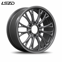 Jantes tout-terrain LSDZ 18x8.5 Flow Formed 6x139.7 en alliage noir usiné pour Toyota Hilux Prado Ford Ranger