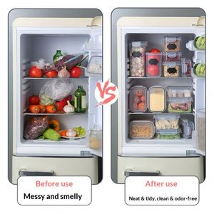 タイガーグッズ 気密食品保存容器セット 密閉パントリーキッチンオーガナイザー 米 シリアル ドライフード フレッシュスタイル-PP PC製 - Product Image 4