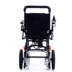 Sedia a rotelle elettrica con motore telecomando pieghevole, - Product Image 5