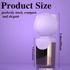 S-hande tongkat pemijat isi daya USB, <span class=keywords><strong>Vibrator</strong></span> Mini klitoris wanita pijat puting elektrik genggam bergetar OEM ODM - Product Image 5