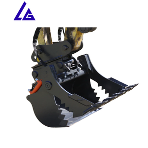 Сверхмощный гидравлический ковш для экскаватора челюсти со сменными зубьями для работ по разрушению горных пород - Product Image 4