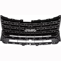 Grille avant en plastique ABS chromé de qualité supérieure, ajustement parfait, installation facile pour Ford Explorer 2015-2017