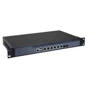 Giá Rẻ PfSense Phần Cứng 1U Rack Core I5 4430 6 Ethernet Network Server Với 2 Sợi Cổng Tường Lửa Thiết Bị