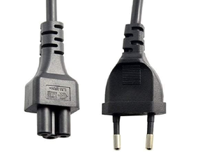 <span class=keywords><strong>Cordon</strong></span> d'alimentation à 2 broches de la norme européenne Schuko Cee 7/16 vers <span class=keywords><strong>IEC</strong></span> <span class=keywords><strong>320</strong></span> <span class=keywords><strong>C5</strong></span> Mickey Mouse pour ordinateur portable et ordinateur portable - Product Image 1