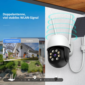 Cámara PTZ para exteriores con ángulo de visión personalizado de 4MP y 110 °, alarma de sonido y luz, detección de movimiento, Audio bidireccional, cámara panorámica Wifi - Product Image 4