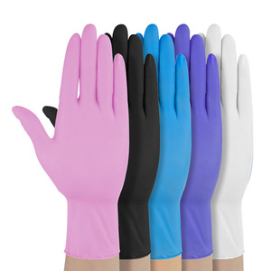 ถุงมือไนไตรล์แบบใช้แล้วทิ้ง ขนาด M เกรดอาหาร ไม่ผ่านการฆ่าเชื้อ ใช้ครั้งเดียว สำหรับป้องกันในครัวเรือนและอุตสาหกรรม - Product Image 2