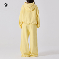 Ensemble de survêtement personnalisé pour femme – Collection Automne 2026 – Vêtements tendance pour femme – Ensemble deux pièces : sweat à capuche zippé et pantalon de survêtement oversize