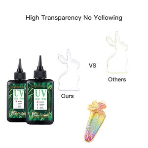 ชุดเรซิน UV 100G Starter Kit,คริสตัลล้างการบ่มด้วยรังสีอัลตราไวโอเลตอีพอกซีเรซินจี้ศิลปะ DIY สำหรับผู้เริ่มต้น - Product Image 4