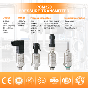 Умный OEM-датчик/преобразователь/передатчик давления из нержавеющей стали IP65 с точностью 0,5% и выходом 4-20 мА, 0-5 В, 0-10 В - Product Image 2