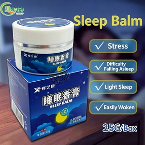 Premium Natural Sleep Balm Mild Plant Solid Perfume Improves Insomnia & Light Sleep Portable Calming Scent Balm for Night Rest - Product Image 2