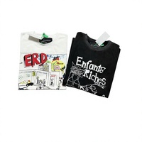 ERD Melancholy - Conjunto de punto de algodón puro, transpirable y de secado rápido, estilo retro americano vintage, de corte holgado, para parejas