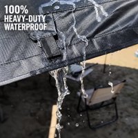 Auvent latéral rétractable à 270 degrés sans pieds pour SUV, camping-car, fourgonnette, double couche, 3000 mm, imperméable, quatre saisons, pour camping en plein air