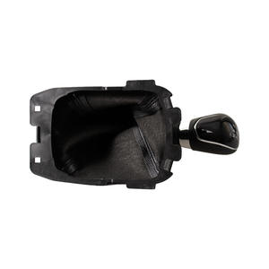 Couvre-poignée de levier de vitesses Ford EcoSport en cuir noir gris 5 6 vitesses automatique - Product Image 5