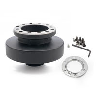 Volant de course Courte Patron Hub Adaptateur Kit Noir En Aluminium Quick Release Hub Adaptateur Kit pour BMW E36 HUB-E-36