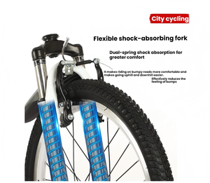 Vélo pliant personnalisé avec logo, cadeau pour concessionnaires automobiles <span class=keywords><strong>4S</strong></span>, vente en gros, vitesses variables, amortisseurs avant et arrière, cadre en acier au carbone - Product Image 6