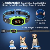 Collier anti-aboiement intelligent AI - Dispositif anti-aboiement automatique avec écran LCD et 8 niveaux pour toutes les tailles de chiens