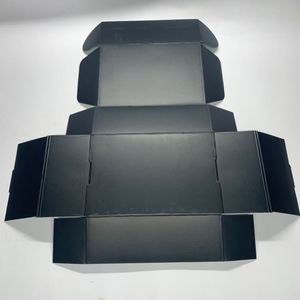 Customized logo folding corrugated cardboard <b>box</b> for mail transportation and clothing <b>gift</b> packaging - Product Image 3