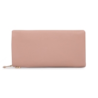 Nouveau sac à main en cuir souple multifonctionnel pour femmes, portefeuille long