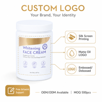 Crema Facial Nocturna Blanqueadora e Iluminadora, Botella de 750g con Niacinamida, Aloe Vera y Ácido Hialurónico, Humectante para Uso Doméstico