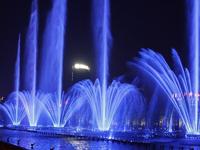 Fuentes de Agua para Jardín y Patio, Fuentes Pequeñas para Piscina, Personalización Colorida, Fuente Danzante Programable