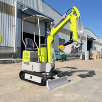 PENGIRIMAN GRATIS Excavator Mini 1.8 Ton, Excavator Crawler Kecil 2 Ton 2.5 Ton, Micro Bagger Baru untuk Dijual