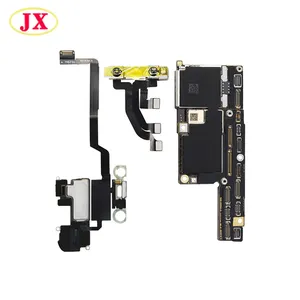 Placa lógica original para iphone, placa mãe desbloqueada com/sem face id, para iphone xs xr xs max