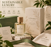 Solution personnalisée d'emballage de parfum durable et de flacon en verre pour les marques de beauté éco-responsables