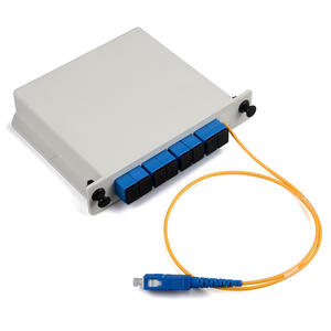 Pigtail PLC Splitter 1x8 LGX Box FTTH 1:8 SC Plug-in Cassette Type PON CATV Passif Fibre Optique Splitter Couvercle En Plastique - Product Image 6