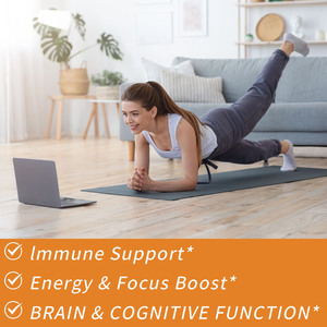 Poudre de champignons en marque blanche 1557mg par sachet – Soutien immunitaire, énergie, concentration, fonction cognitive cérébrale - Product Image 4
