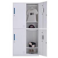 Casier métallique en acier avec serrure pour bureau, maison, école, salle de sport