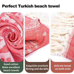 منشفة شاطئ فاخرة بغطاء للرأس من الميكروفيبر للبالغين بطراز ترومي عتيق مخصص للاستخدام المحمول - Product Image 4