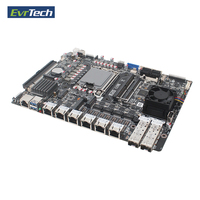 Serveur mini 1U OME Lga1700 Thin Firewall B760, réseau DDR5, sécurité industrielle, routeur flexible SFP10GB, carte mère ITX