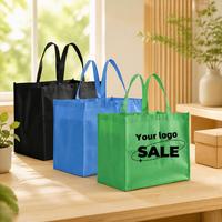 Sacs promotionnels en gros pour les fêtes, sacs de courses réutilisables, sacs écologiques à grande capacité, sacs fourre-tout non tissés
