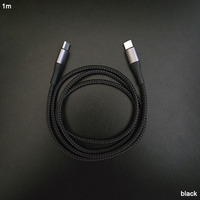 Cables USB C a USB C Trenzados de Alta Corriente, Largos (1m), Resistentes y Duraderos, de la Marca SR Long Tail, en Grandes Cantidades