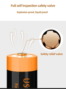 AA Bất Dung Lượng Cao 3400MAh Có Thể Sạc Lại Pin Cho Đồ Chơi Bàn Phím Chuột Không Dây Lâu Dài 1.5V USB Pin - Product Image 5