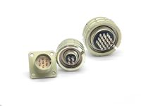 Connecteur circulaire OHS D38999, norme industrielle, robuste, pour environnements difficiles, interconnexion automobile, coque en alliage d'aluminium