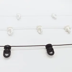 YIBO intelligente kunststoff-Welle falt-Vordäher Track-Läufer S-Format für quadratischen Stab maßgeschneiderter weißer Vorhang-Läufer