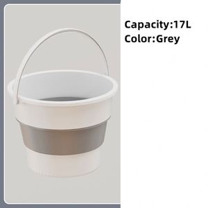 Seau de cuisine et de pêche pliable multifonction en plastique de haute qualité, personnalisable, pour le lavage et le nettoyage - Product Image 4