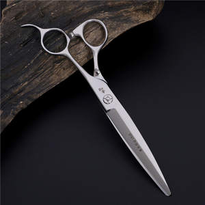 Tijeras de Peluquería Vg10, Juego de 5 Piezas, 7 Pulgadas, Acero Inoxidable, Tijeras Planas Profesionales con Cuchillas Deslizantes y Cortes Huecos - Product Image 2