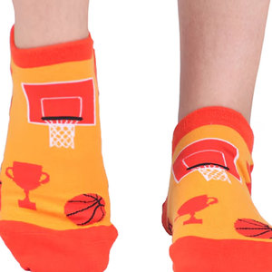 Wholesale Basketball Ankle Socks With Training Running And Ball Print For Adults Winter Sports Wear Breathable Knitted Socks - Product Image 6