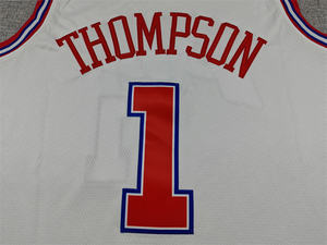 ملابس كرة السلة الأمريكية المطرزة الأكثر شعبية # 1ثومبسون # 28 سينجون # قميص هيوستن روكتس رقم 7 للرجال - Product Image 6