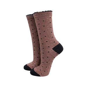 Calcetines unisex con estampado de animales, brillantes, de punto, con spandex y poliéster, transpirables, delgados, estilo veraniego, para uso diario. - Product Image 1