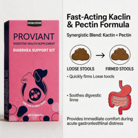 Nutramax Proviable Probiotiques Prébiotiques pour Petits Chiens et Chats - Kit de Soutien Digestif Contre la Diarrhée, Pâte Orale au Kaolin et à la Pectine