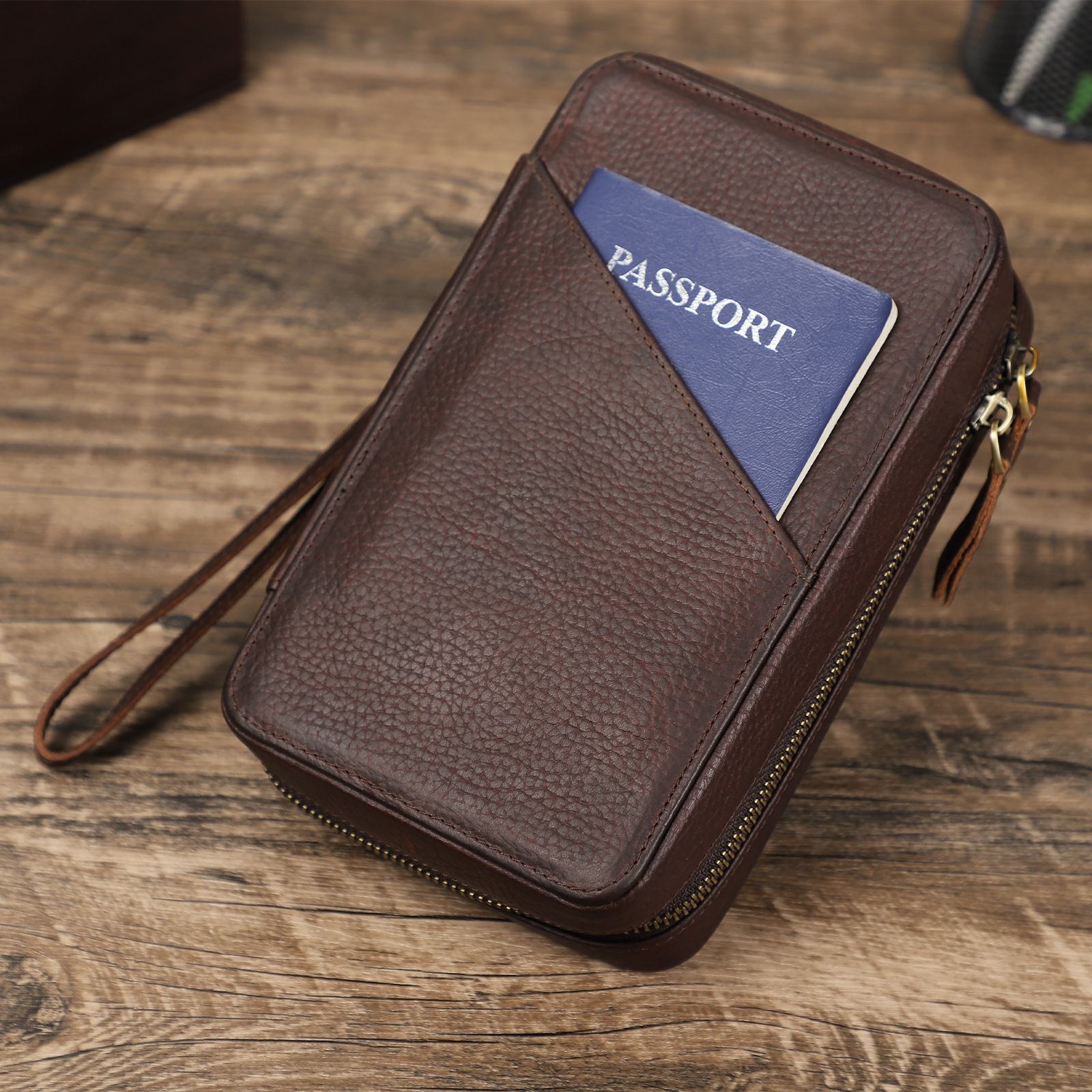 Borsa Organizer Per Cavi Ted - Beige, Materiale Riciclato, 14x14 Cm - Foto 9