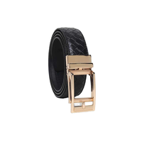 Ceinture en cuir écologique pour usage quotidien, style minimaliste, forme classique, boucle en alliage, couleurs et tailles personnalisables, 100% haute qualité, 3,5 cm