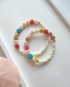 <span class=keywords><strong>Bracelet</strong></span> personnalisé de perles de rocaille Big Sister, <span class=keywords><strong>bracelet</strong></span> coloré pour enfant, bijoux pour nouveau cadeau de bébé - Product Image 6