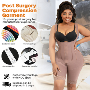 Ceinture de maintien post-opératoire complète pour femme, type sablier, amincissante et modelante, Faja Lumbar colombienne - Product Image 2