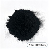 Fibre de flocage électrostatique en nylon 0,6 mm, teinte, finition mate, pour flocage de décorations de Noël en forme d'araignée